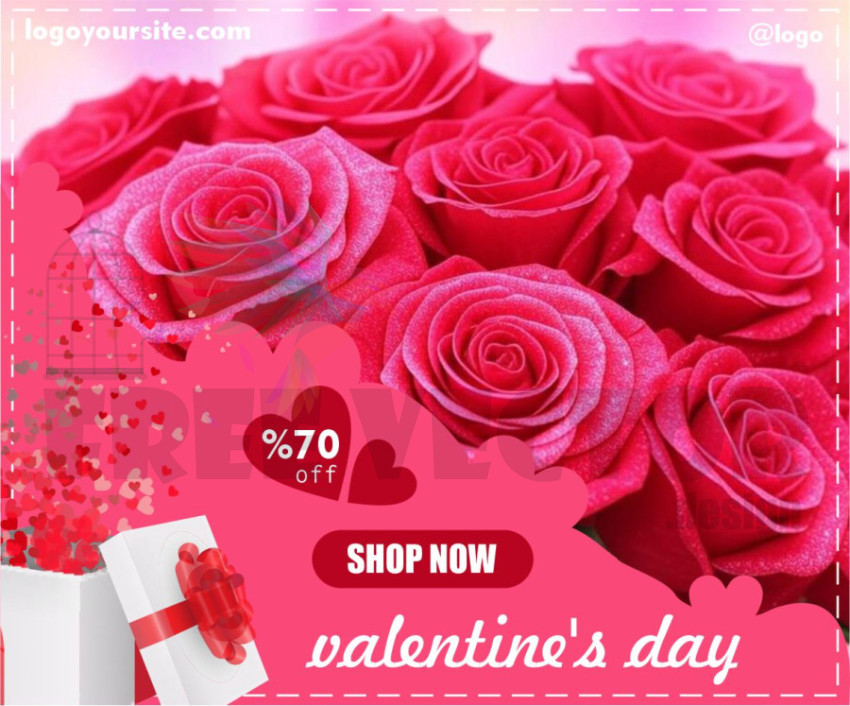 Valentine's Day Ad Design – Ready in PDF, AI, and CDR Formats