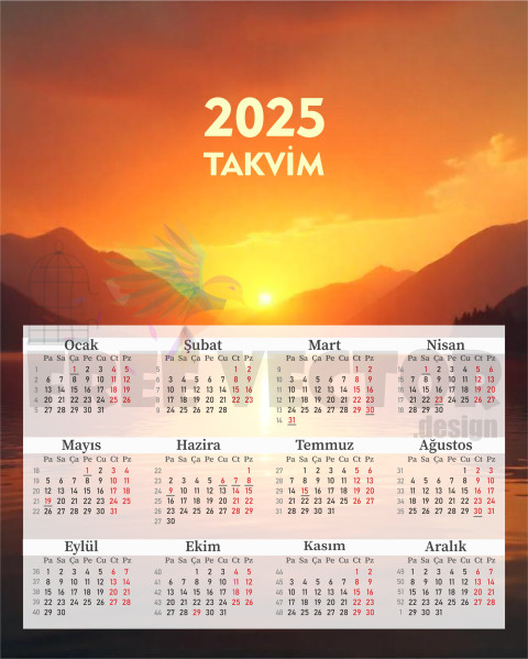 2025 TAKVİM PDF